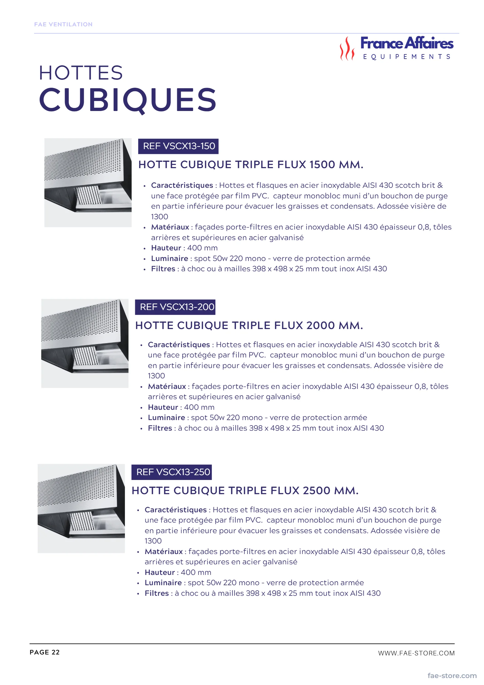 Catalogue FAE – page 23