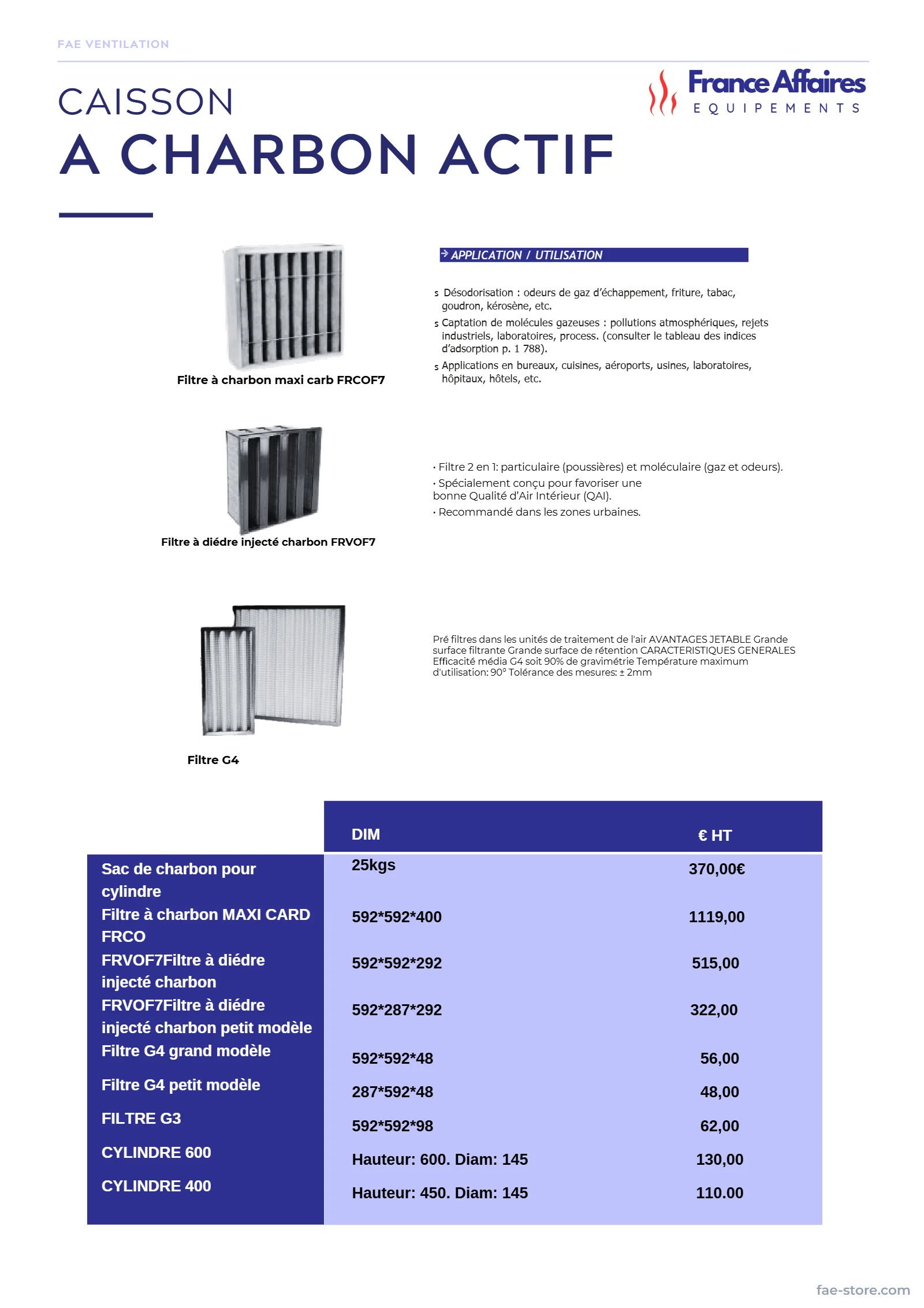 Catalogue FAE – page 65