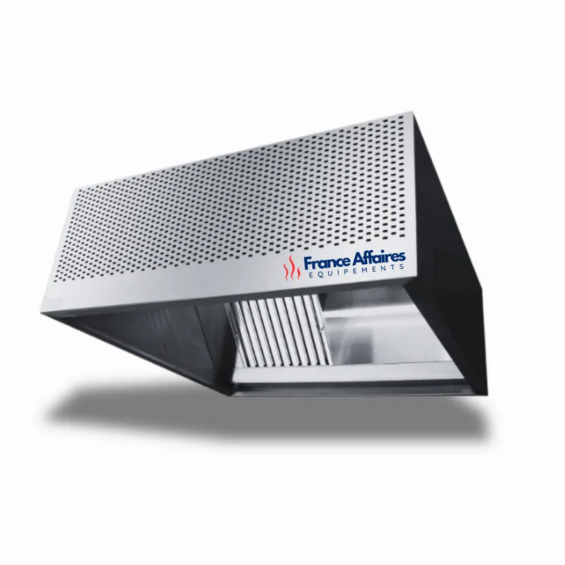 HOTTE INOX ALIMENTAIRE CUBIQUE TRIPLE FLUX (réf. VSCX13-150) – vue 2